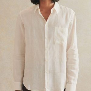 Chemise fluide en lin léger