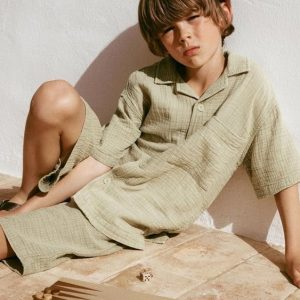 Ensemble en coton froissé Ensemble en coton froissé