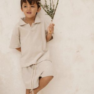 Ensemble short et polo en coton bio Ensemble short et polo en coton bio