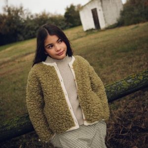 Gilet boutonné doublé moumoute