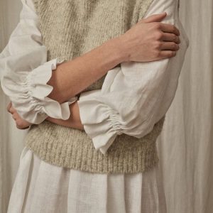 Pull sans manche en laine mérinos responsable Pull sans manche en laine mérinos responsable