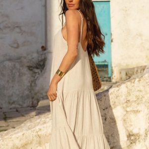 Robe longue en lin Robe longue en lin